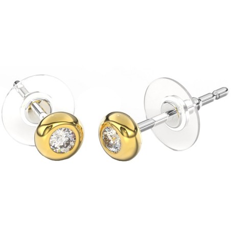 Sanico Bjt396 Orecchino Queen Rania 4mm Gold Plated