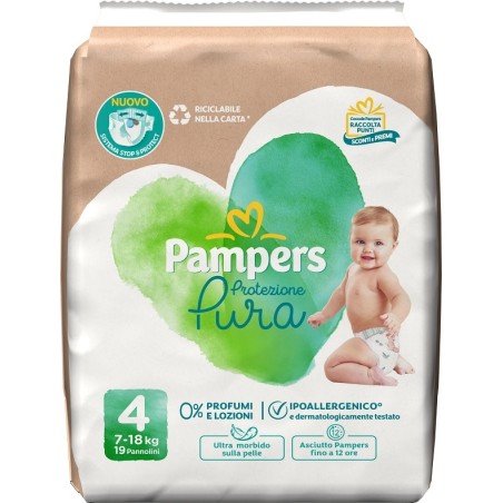 Fater Pampers Protezione Pura Maxi Pannolini 19 Pezzi