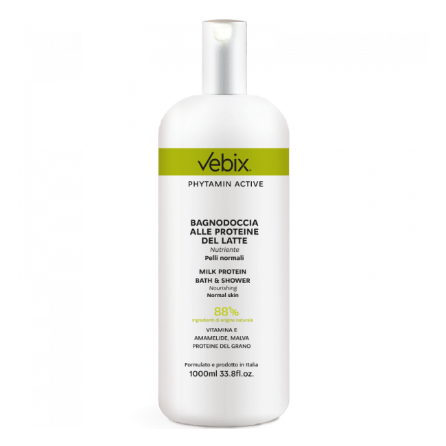 Vebix Phytamin Active Bagnodoccia Proteine Latte 1000 Ml