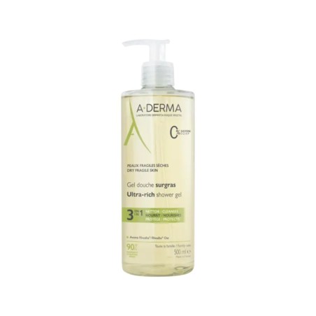 A-derma Les Indispensables Gel Doccia Surgras 500 Ml
