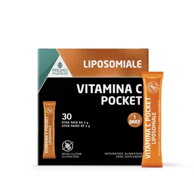 Promopharma Vitamina C Lipos Pocket 30 Stick Da 2 G