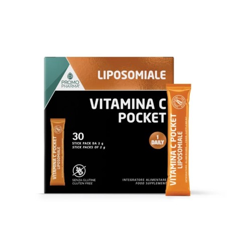 Promopharma Vitamina C Lipos Pocket 30 Stick Da 2 G