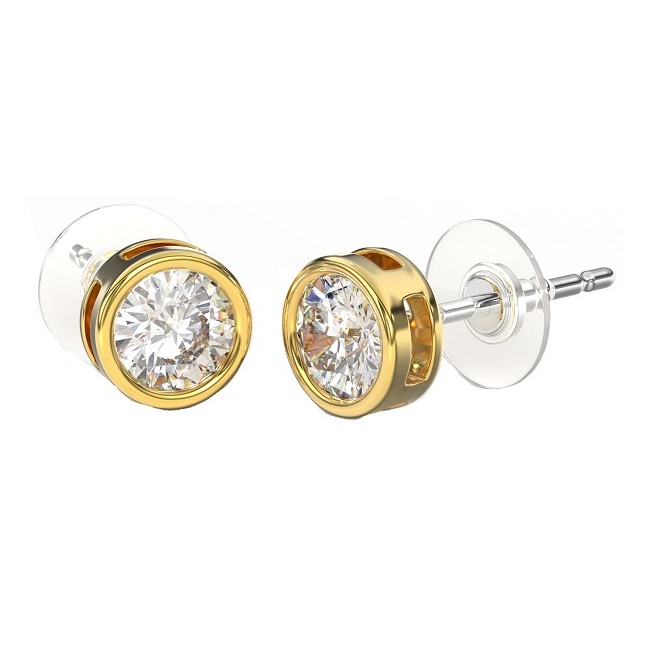 Sanico Bjt383 Orecchino Queen Isabel 6mm Gold Plated