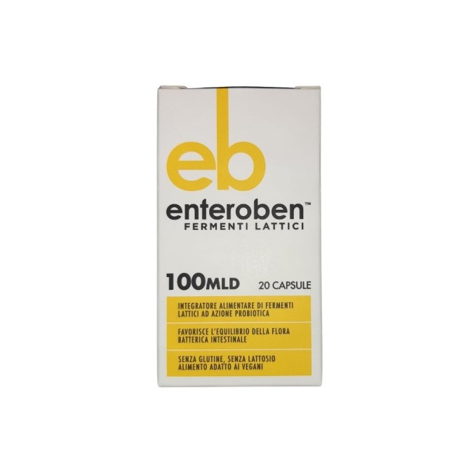 Enteroben 100mld 20 Capsule Vegetali