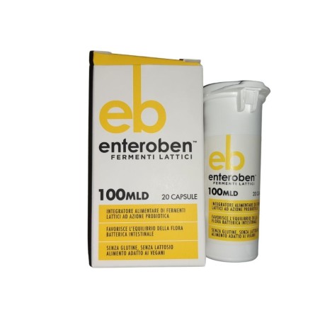 Enteroben 100mld 20 Capsule Vegetali