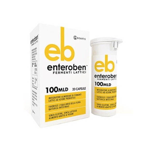 Enteroben 100mld 20 Capsule Vegetali