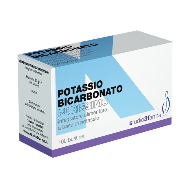 Studio 3 Farma Potassio Bicarbonato 100 Bustine