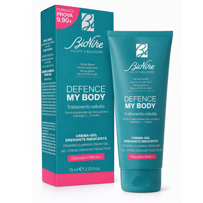Bionike Defence My Body Trattamento Cellulite Crema-gel Drenante Riducente 75 Ml