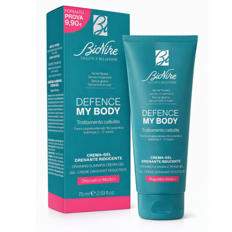 Bionike Defence My Body Trattamento Cellulite Crema-gel Drenante Riducente 75 Ml