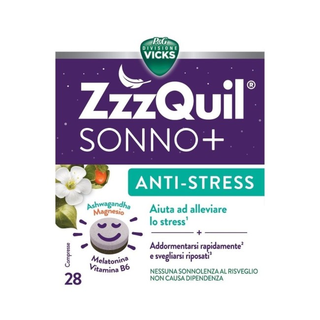 Procter & Gamble Vicks Zzzquil Sonno+ Antistress 28 Capsule