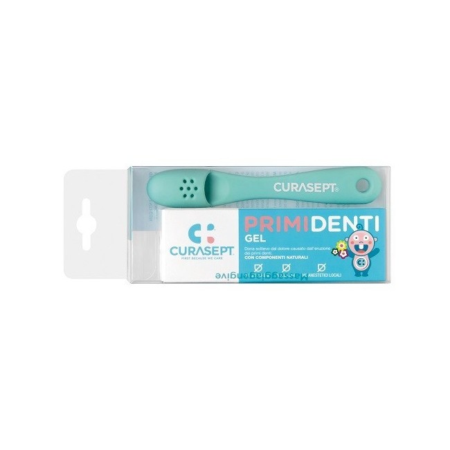 Curasept Kit Gel Primi Denti 20 Ml + Massaggiagengive