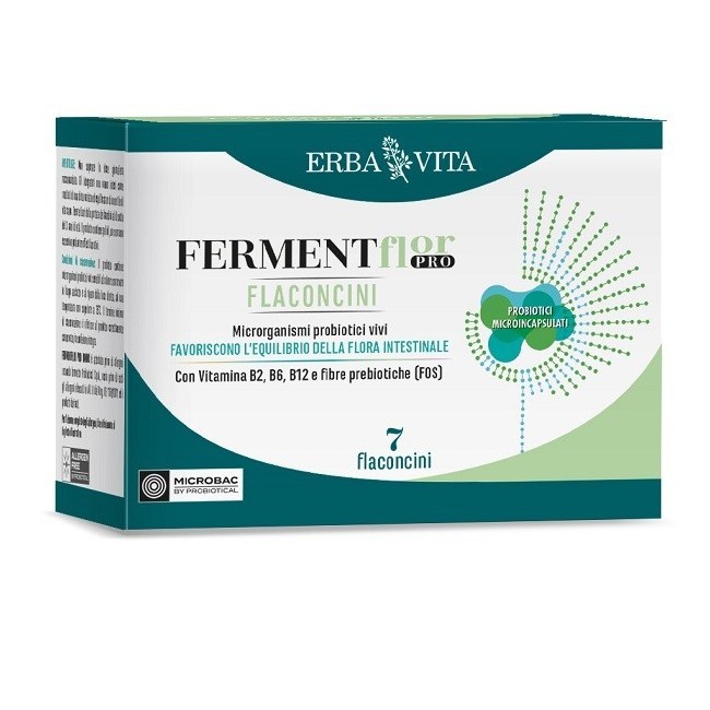 Erba Vita Fermentflor Pro 7 Flaconcini Da 10 Ml