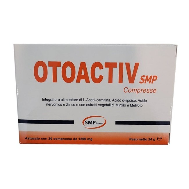 Smp Pharma Otoactiv Smp 20 Compresse Da 1200 Mg