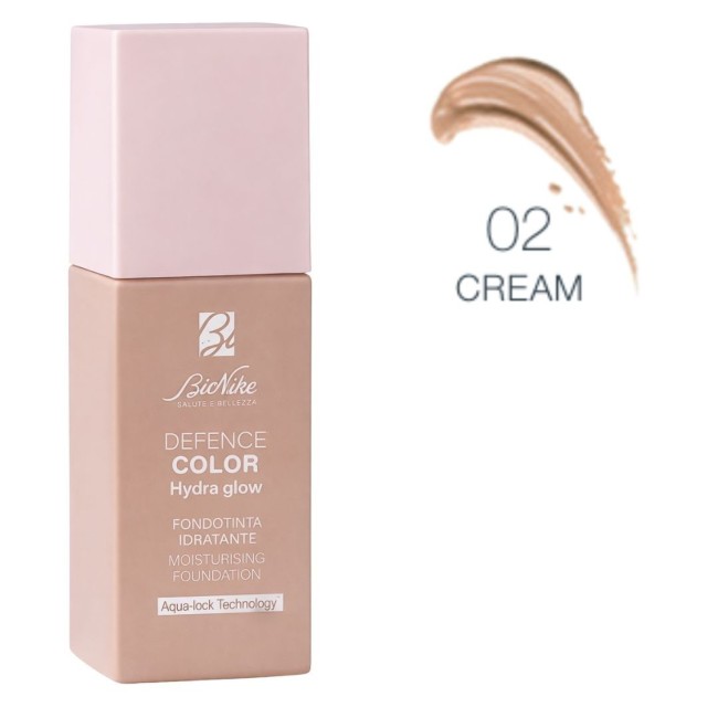 Bionike Defence Color Hydra Glow Fondotinta Idratante 02 Cream 30 Ml