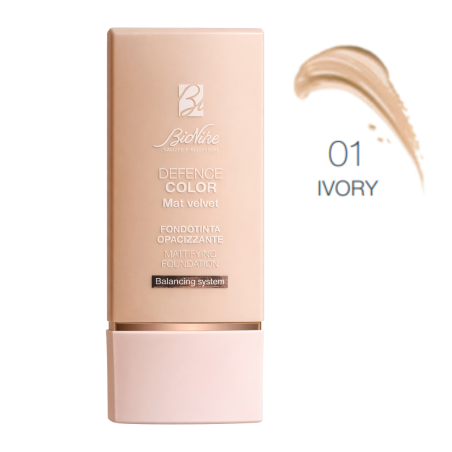 Bionike Defence Color Mat Velvet Fondotinta Opacizzante 01 Ivory 30 Ml