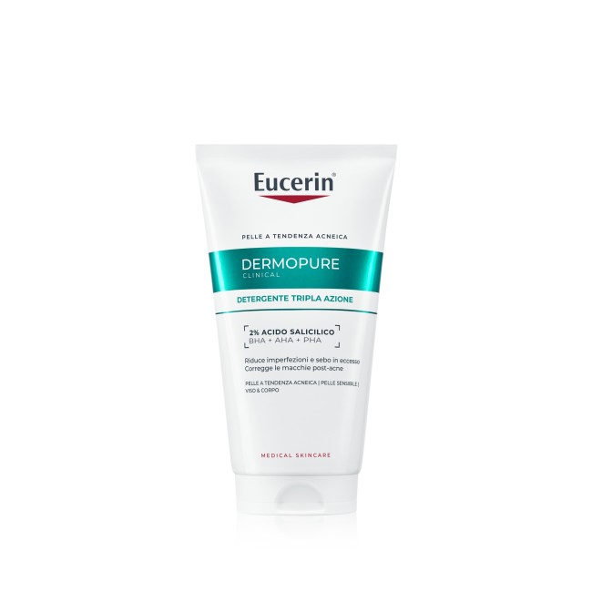 Beiersdorf Eucerin Dermopure Clinical Detergente Tripla Azione 150 Ml