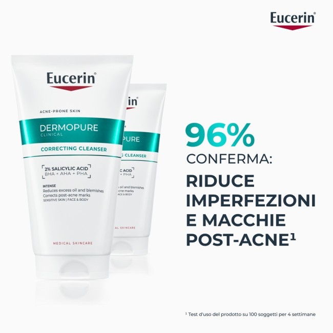 Beiersdorf Eucerin Dermopure Clinical Detergente Tripla Azione 150 Ml