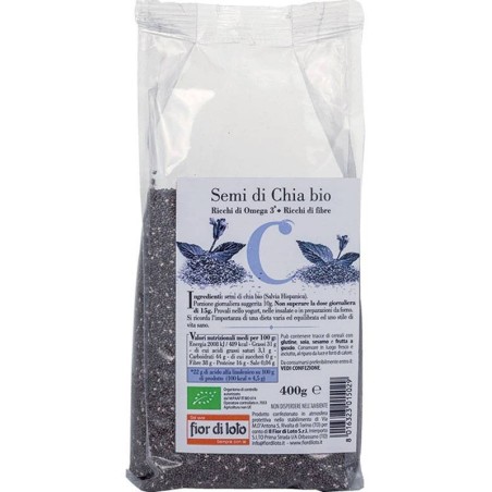 Fior Di Loto Semi Di Chia Bio 400 G