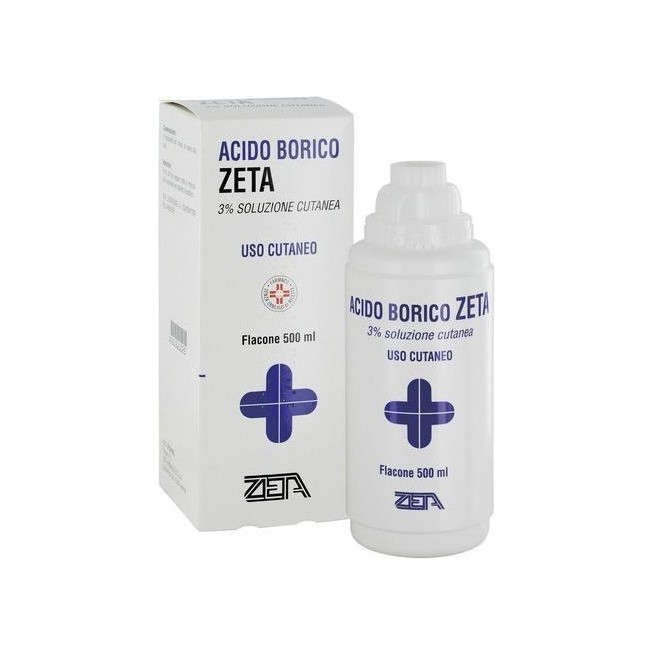 Zeta Farmaceutici Acido Borico Zeta 3% Soluzione Cutanea Acido Borico Zeta 3% Unguento Acido Borico