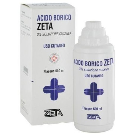 Zeta Farmaceutici Acido Borico Zeta 3% Soluzione Cutanea Acido Borico Zeta 3% Unguento Acido Borico