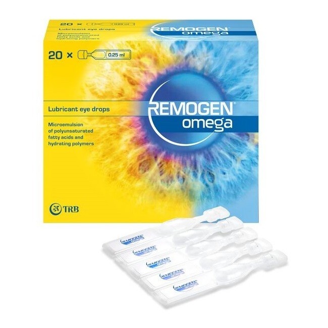 Trb Chemedica Remogen Omega Gocce Oculari Lubrificanti 20 Monodose Da 0,25 Ml