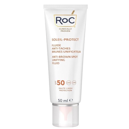 Roc Fluido Solare Viso Spf50 Antimacchie Colorato 50 Ml