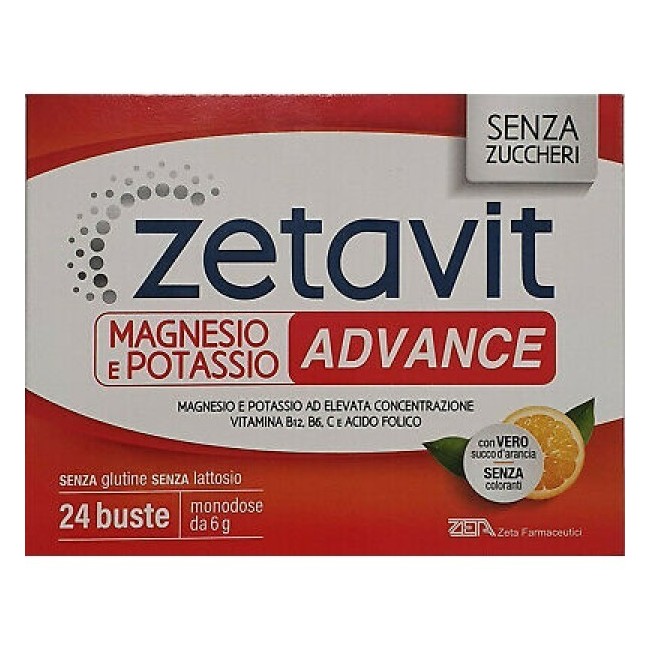 Zeta Farmaceutici Zetavit Magnesio Potassio Advance Bustine 144 G
