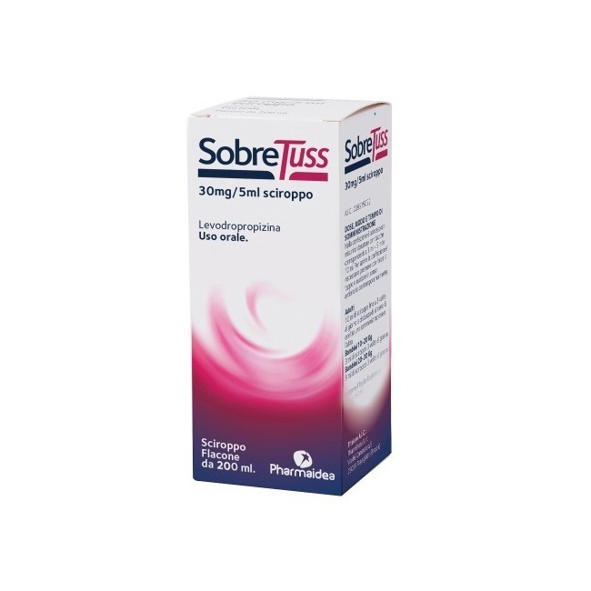 Pharmaidea Sobretuss 30mg/5ml Sciroppo Levodropropizina
