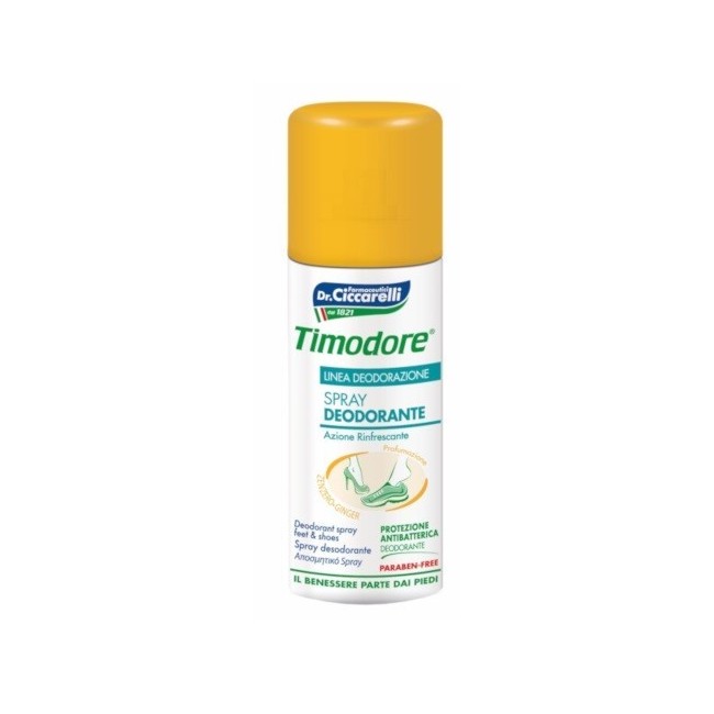 Timodore Spray Deodorante Allo Zenzero 150 Ml