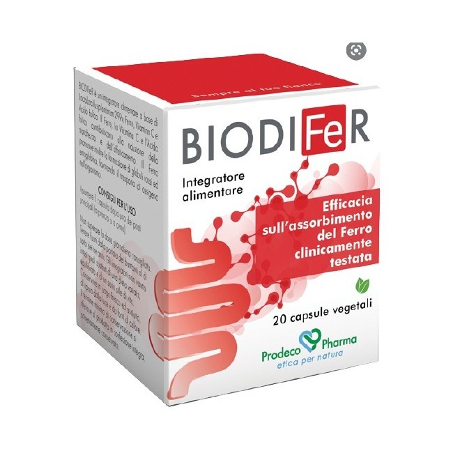 Prodeco Pharma Biodifer 20 Capsule Vegetali