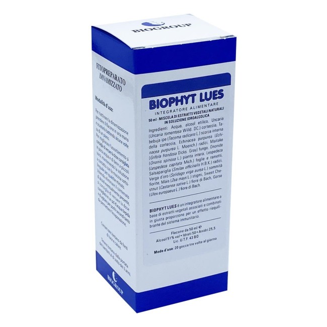 Biogroup Biophyt Lues 50 Ml Soluzione Idroalcolica