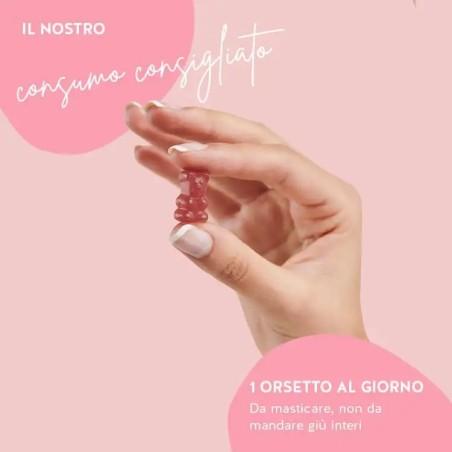 Bears With Benefits Ah-mazing Hair Vitamins Con Biotina 60 Caramelle Gommose Con Edulcoranti Senza Zuccheri