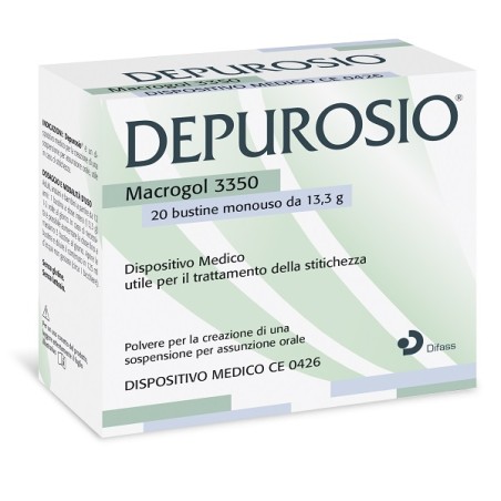 Difass International Depurosio 20 Bustine Da 13,3 G Senza Glutine Senza Lattosio