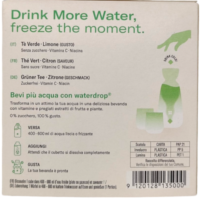 Waterdrop Microdrink Gmbh Waterdrop Ice Tea Limone 12 Cubetti