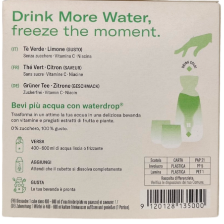 Waterdrop Microdrink Gmbh Waterdrop Ice Tea Limone 12 Cubetti