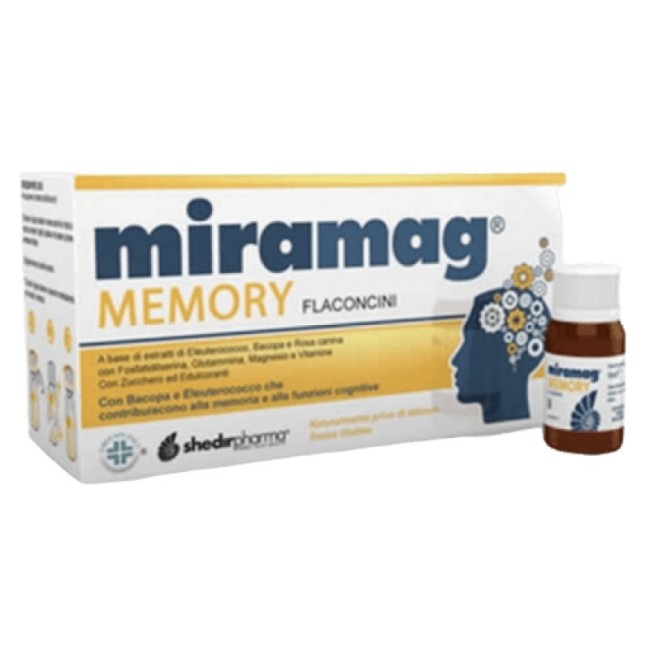 Shedir Pharma Miramag Memory 10 Flaconcini Monodose Con Tappo Dosatore 10 Ml