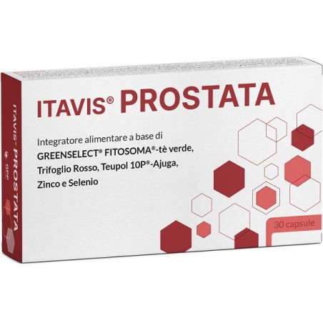 Global Pharmacies Partner Itavis Prostata 30 Capsule Gastroresistenti Senza Glutine Senza Lattosio