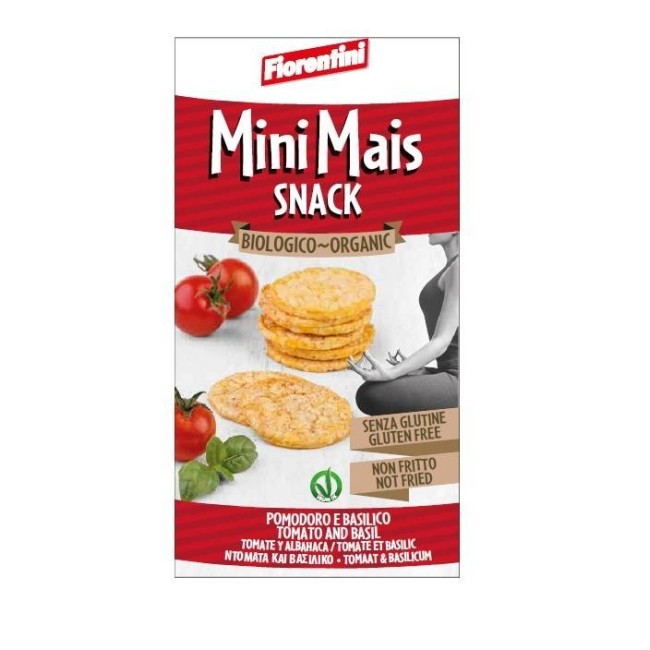 Fiorentini Alimentari Bio Mini Mais Snack Al Pomodoro E Basilico 50 G