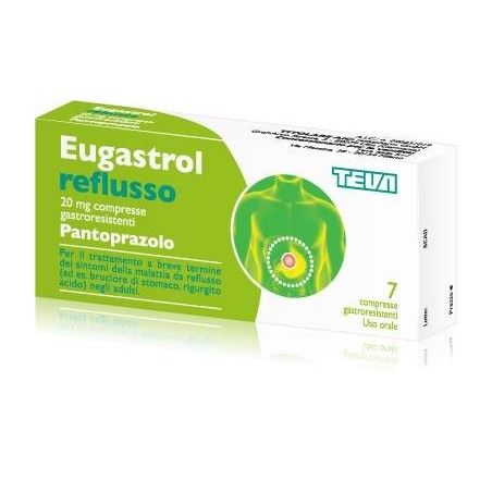 EUGASTROL REFLUSSO*7 cpr gastrores 20 mg