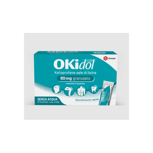 OKIDOL*orale granulato 10 bustine 80 mg