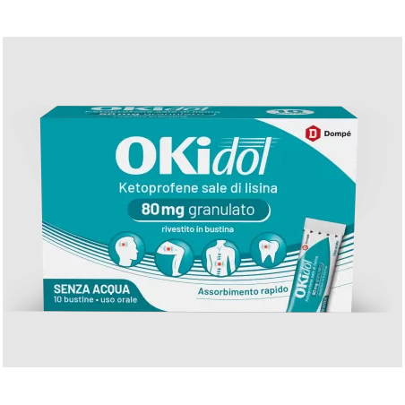 OKIDOL*orale granulato 10 bustine 80 mg