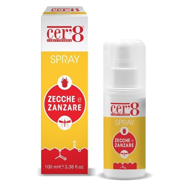 CER'8 SPRAY ZECCHE E ZANZARE 100 ML