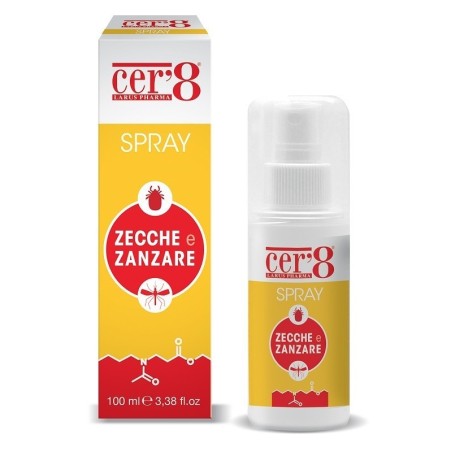 CER'8 SPRAY ZECCHE E ZANZARE 100 ML