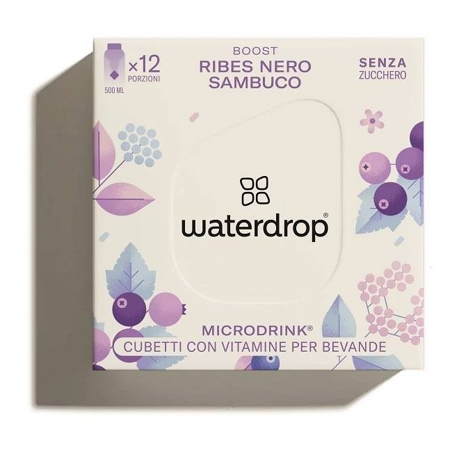 WATERDROP MICRODRINK BOOST 12 CUBETTI