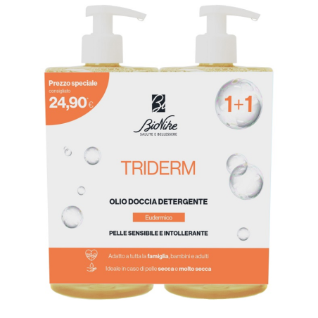 TRIDERM BIPACK OLIO DOCCIA DETERGENTE 750 ML