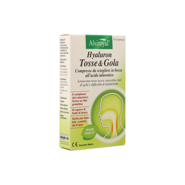 HYALURON TOSSE&GOLA 30CPR