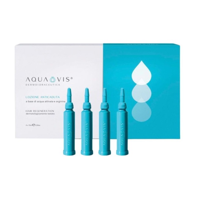Aquavis Lozione Anticaduta Hair Regeneration 4 Fiale Da 15 Ml