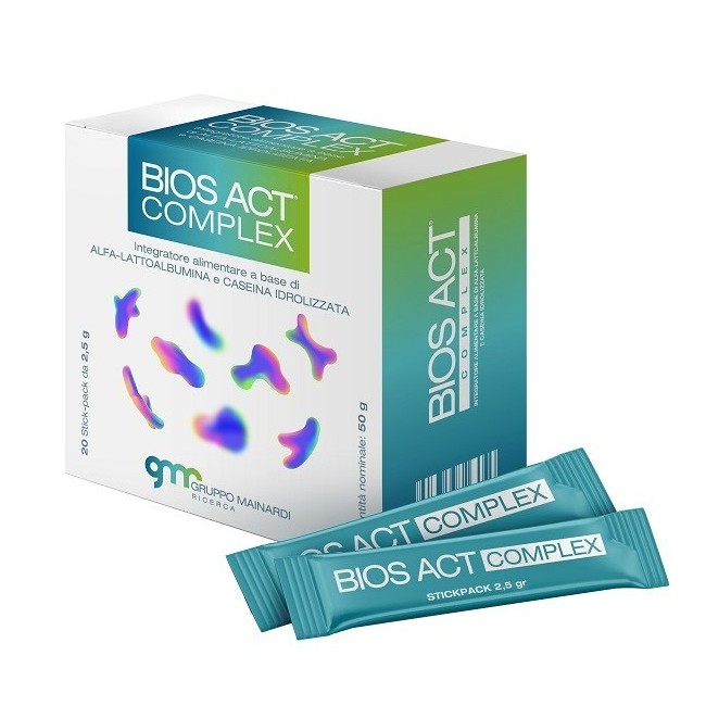 Gruppo Mainardi Ricerca Bios Act Complex 20 Stick Pack 2,5 G Contiene Derivati Del Latte