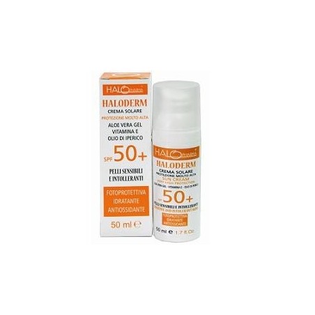 Halo Pharma Haloderm Crema Solare Spf50+ Protezione Molto Alta 50 Ml