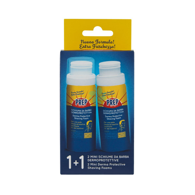 Coswell Prep Schiuma Barba Classica 2 Pezzi Da 50 Ml